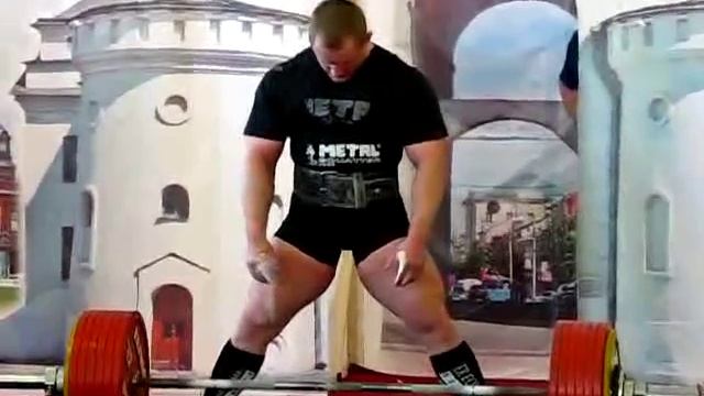 Andrey Belyaev 362.5kg (799lbs) deadlift смотреть онлайн