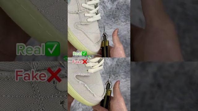 Real Vs Fake Mummy Nike SB Dunks #sneakerhead #sneakers #viral смотреть онлайн