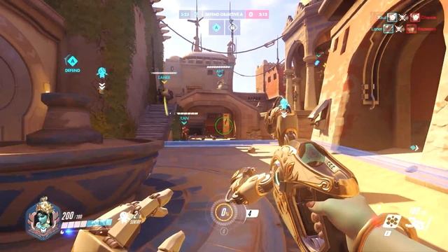 Overwatch | Hold your ground Symmetra gameplay смотреть онлайн
