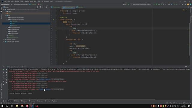 Паттерн Producer-Consumer в Java: реализация и практика смотреть онлайн