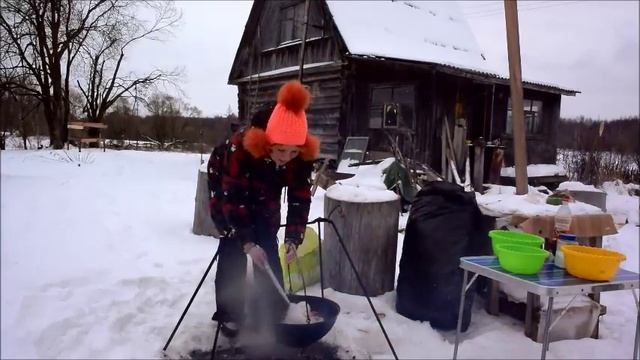 Фунчоза с курицей в казане смотреть онлайн