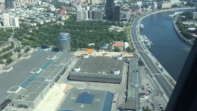 Москва#Москва-Сити#Moscow#вид на город#краснопресненская набережная#День смотреть онлайн