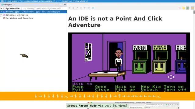 An IDE is Not a Point And Click Adventure смотреть онлайн