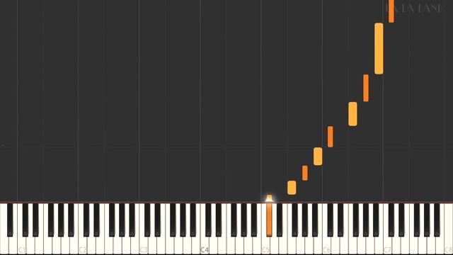 LA LA LAND - Mia and Seb's Theme/Epilogue \\ Synthesia Piano Tutorial смотреть онлайн