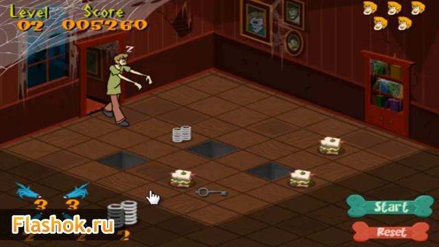 Flashok ru: онлайн игра Shaggys Midnigth Snack. Обзор игры Скуби Ду - Ночной перекус Шэгги. смотреть онлайн