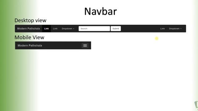 Navbar in bootstrap смотреть онлайн