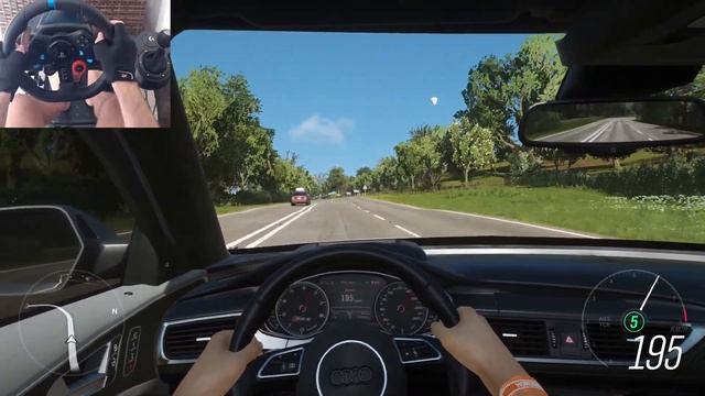 Audi RS 6 Avant - Forza Horizon 4 | Logitech G29 gameplay смотреть онлайн
