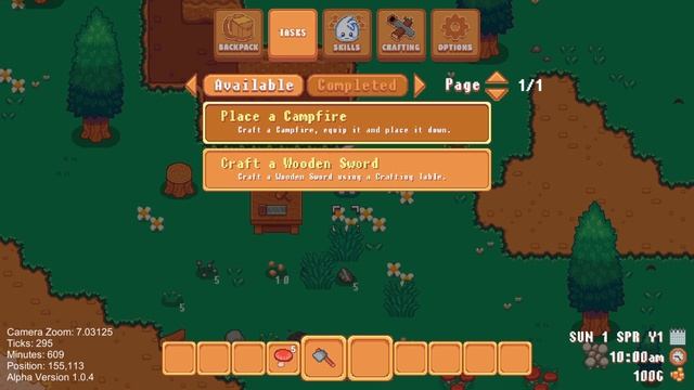 Cloudscape Solo Indie Game Dev Log #6 - Character Creation and Player Tasks смотреть онлайн