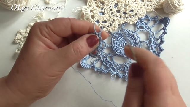Ленточное кружево крючком к БЕЛОЙ КОФТЕ смотреть онлайн