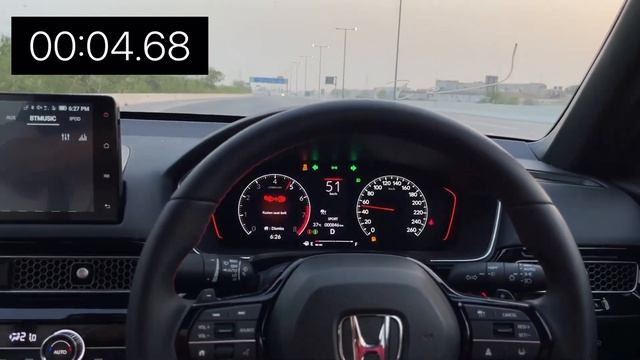 0-100 RS Civic 2022 | Acceleration Test | 1.5 Turbo 176 BHP