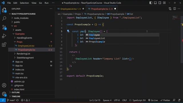 React TypeScript - 10: Props- Passing Data смотреть онлайн