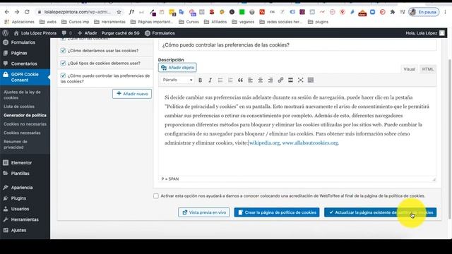 ▶ACTUALIZACION PLUGIN [GDPR Cookie Consent] 2020 | Acepta o rechaza las Cookies de tu web смотреть онлайн