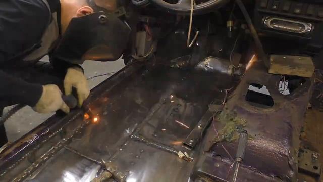 Сварка и подготовка к дальнейшей сварке Нива полный кузовной ремонт ч.7