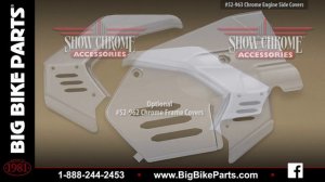 Chrome Engine Side Covers For Honda GL1800 Gold Wing