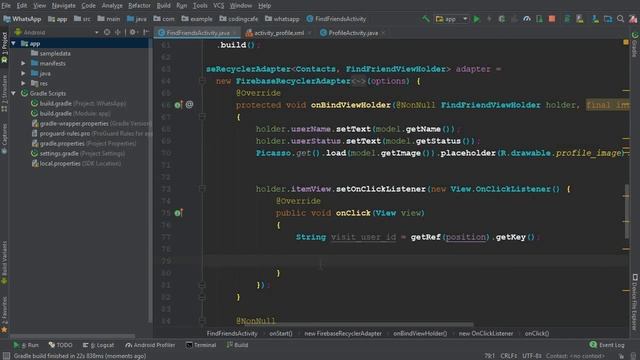 Firebase Recycler Adapter onclick item listener - Handle item clicks Android Studio Tutorial 31 смотреть онлайн