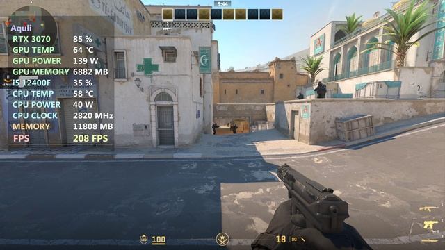 Counter Strike 2 | FidelityFX Super Resolution | FSR OFF vs. ON | RTX 3070 смотреть онлайн