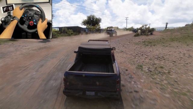 HENNESSEY VELOCIRAPTOR 6x6 & DeBerti F-250 | OFFROAD CONVOY| Forza Horizon 5-Steering Wheel Gamepla смотреть онлайн