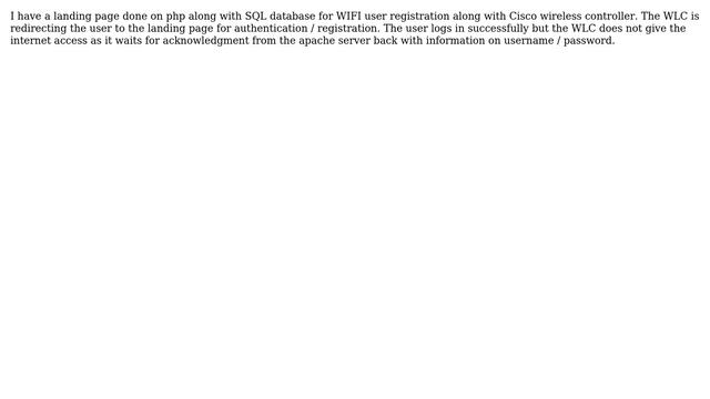 DevOps & SysAdmins: PHP landing page on Apache server Cisco WLC controller смотреть онлайн