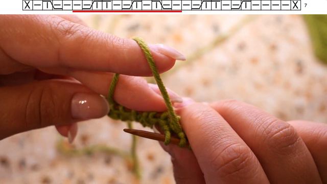 «Приморская Ель» - японский узор спицами "Seaside Spruce" - Japanese knitting pattern смотреть онлайн