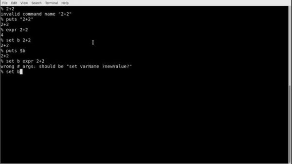 Introduction to Tcl: The tool command language - Part 1