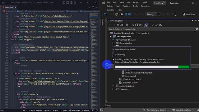 html to asp dot net core mvc | html theme customization | admin lte to asp dot net core смотреть онлайн