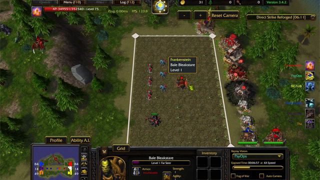Play by Play: Warcraft 3 Direct Strike Night Elf Mirror смотреть онлайн