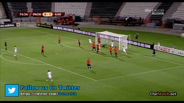 παοκσαχτερ 2-1 ourmatch.net смотреть онлайн