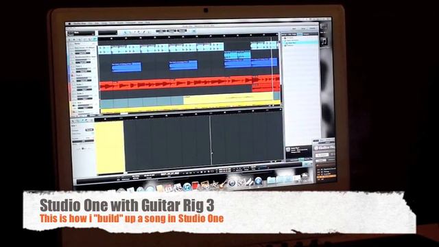 Working with a song in Studio One + Guitar Rig 3 смотреть онлайн