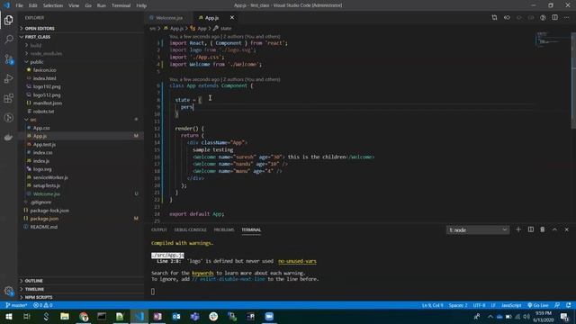 react js props and state introduction смотреть онлайн
