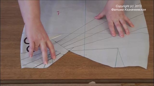 Юбка с драпировкой собранной подрезной деталью. Школа шитья Белошвейка. смотреть онлайн