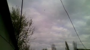 Вертолет на небе