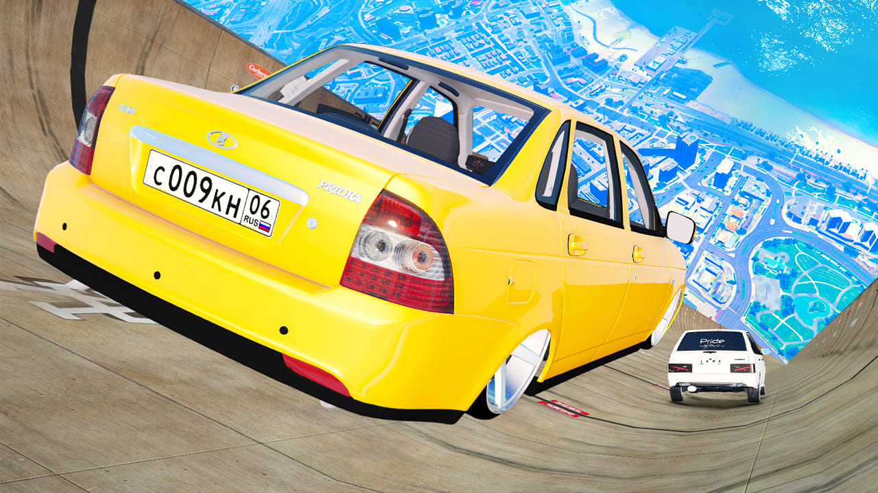 СПУСК С ГОРЫ БЕЗ ТОРМОЗОВ НА ЧИТ ТАЧКАХ В ГТА 5 МОДЫ! ОБЗОР МОДА В GTA 5! смотреть онлайн