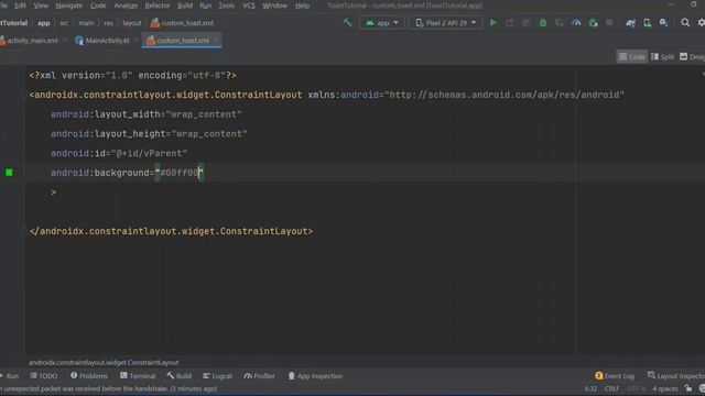 Toast in Android using Kotlin смотреть онлайн