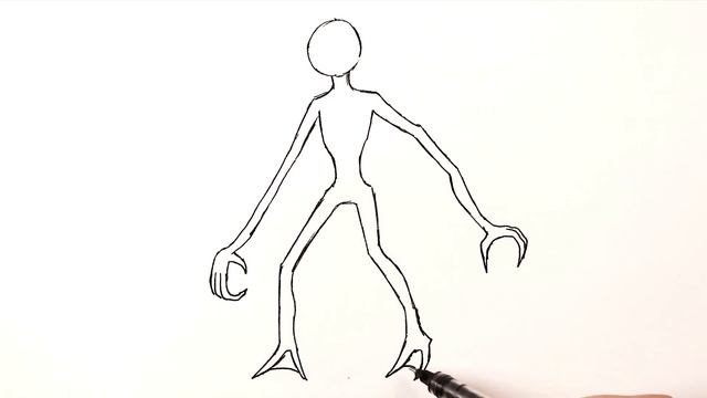 How to draw The Figure - Doors Roblox смотреть онлайн