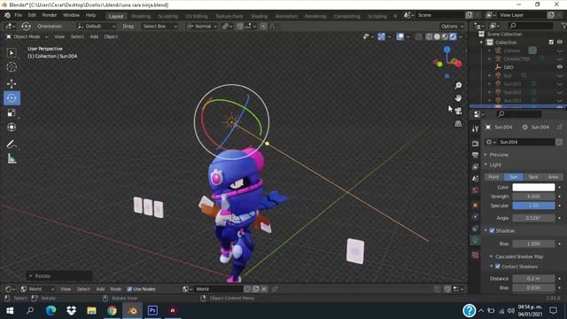 HOW DO I MAKE MY LIGHTING | Brawl Stars Blender смотреть онлайн