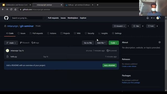 Collaboration and Version Control with Git - CS50 Seminars 2021 смотреть онлайн