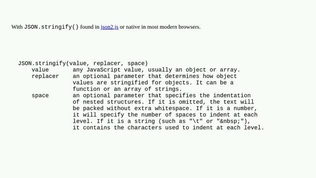 Convert JS object to JSON string смотреть онлайн