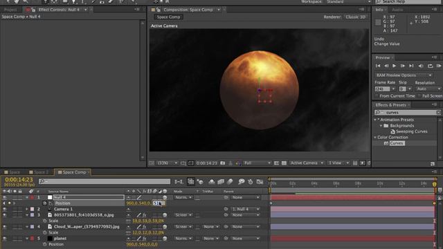 Adobe After Effects Video Tutorial: Texturized Space Scene смотреть онлайн
