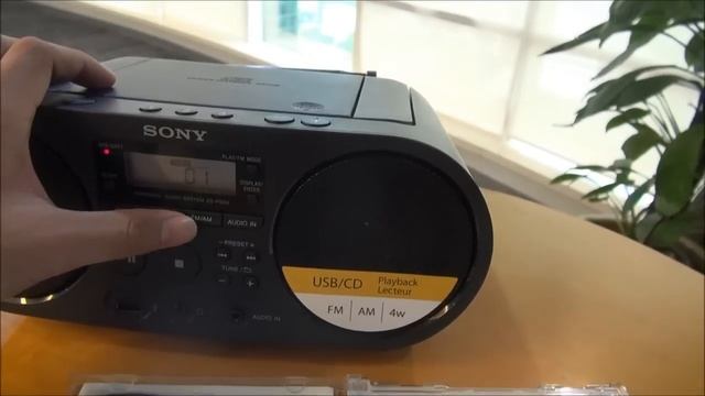 Sony Boombox ZS-PS50 смотреть онлайн