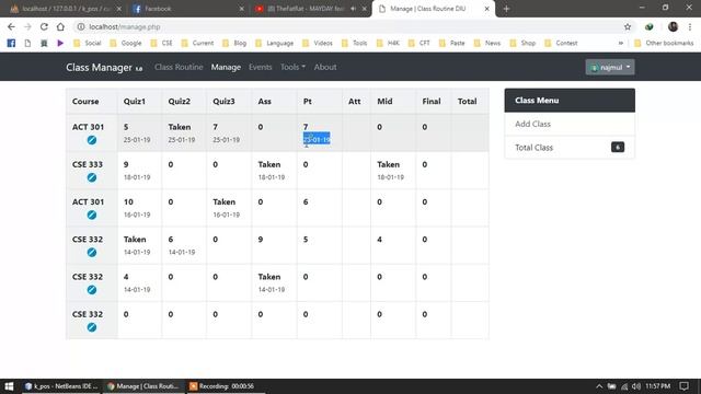 Class Manager Web Application with PHP смотреть онлайн