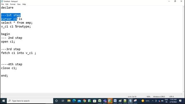 CURSORS introduction in PL/SQL with best examples|| advantages of cursors смотреть онлайн