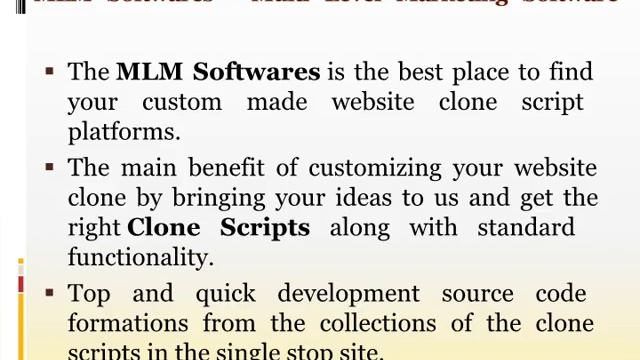Best MLM Clone Script DIrectory | PHP Script Directory смотреть онлайн