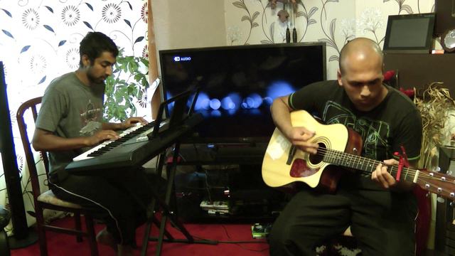 Oasis - Wonderwall Cover Song Keyboard + Guitar смотреть онлайн