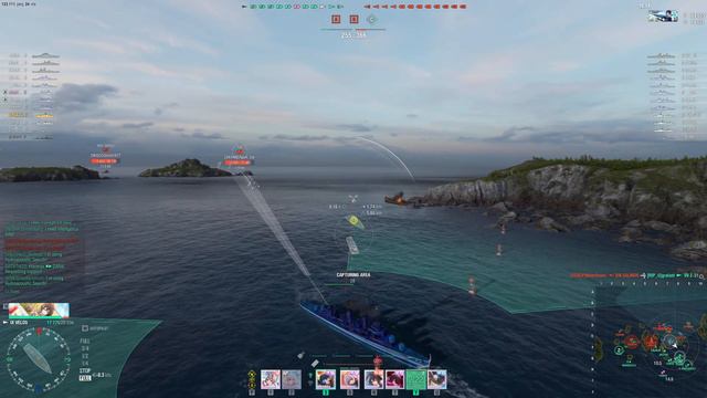 World of Warships: First Game With T9 Velos (UYGLZ-BGM; Me: I Need A Vacation!!!!) смотреть онлайн