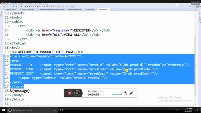 Spring Boot Curd Operation Part-1, 2023-04-09 @JavaDoodles @DjavanOficial @java смотреть онлайн