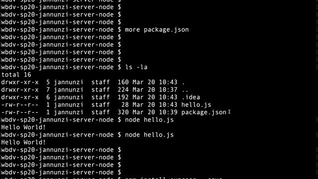 Installing Node JS Express library cs5610 sp20 11206 смотреть онлайн