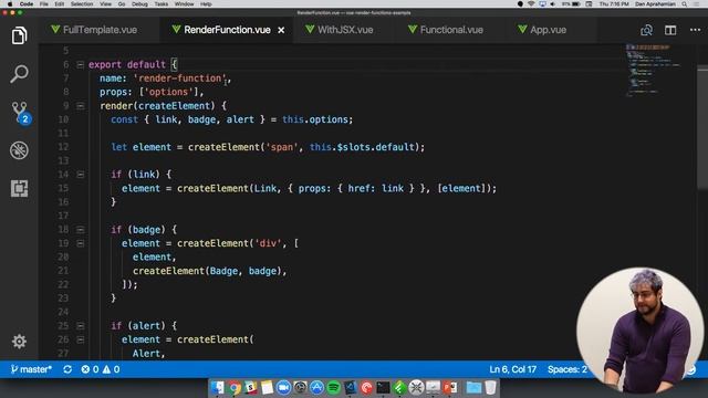 Vue NYC - VueJS Render Functions / Functional Components - Dan Aprahamian смотреть онлайн