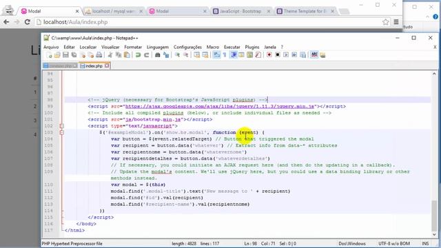 Como Criar Janela Modal para Editar Produto смотреть онлайн