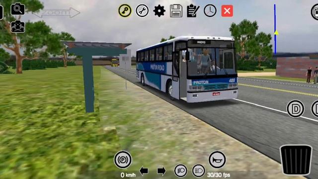 Proton Bus Simulator Road. Катаюсь на автобусе и перевожу пассажиров. смотреть онлайн