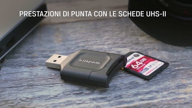 Lettore USB 3.2 Gen 1 per schede SD UHS-II - Lettore MobileLite Plus SD – Kingston Technology смотреть онлайн